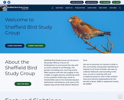 Sheffield Bird Study Group screenshot
