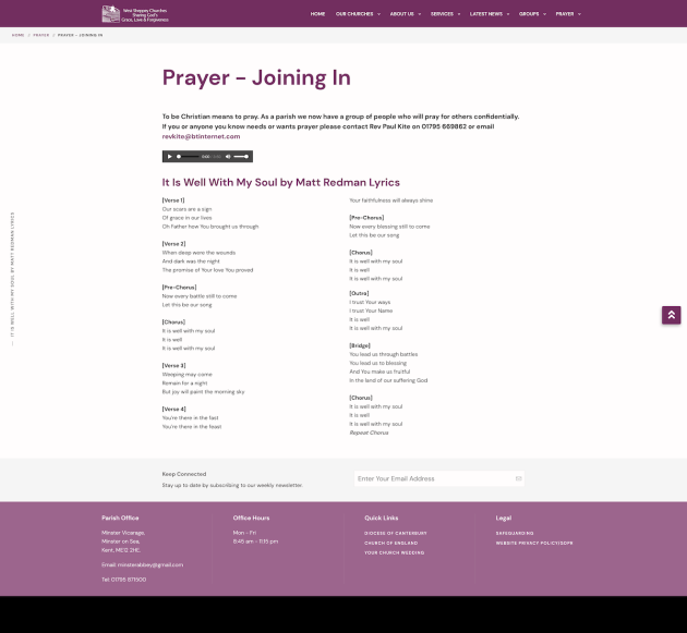 Prayer Joining In