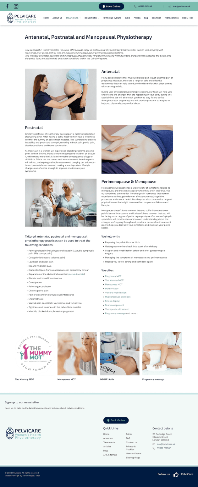 Pelvicare Treatments