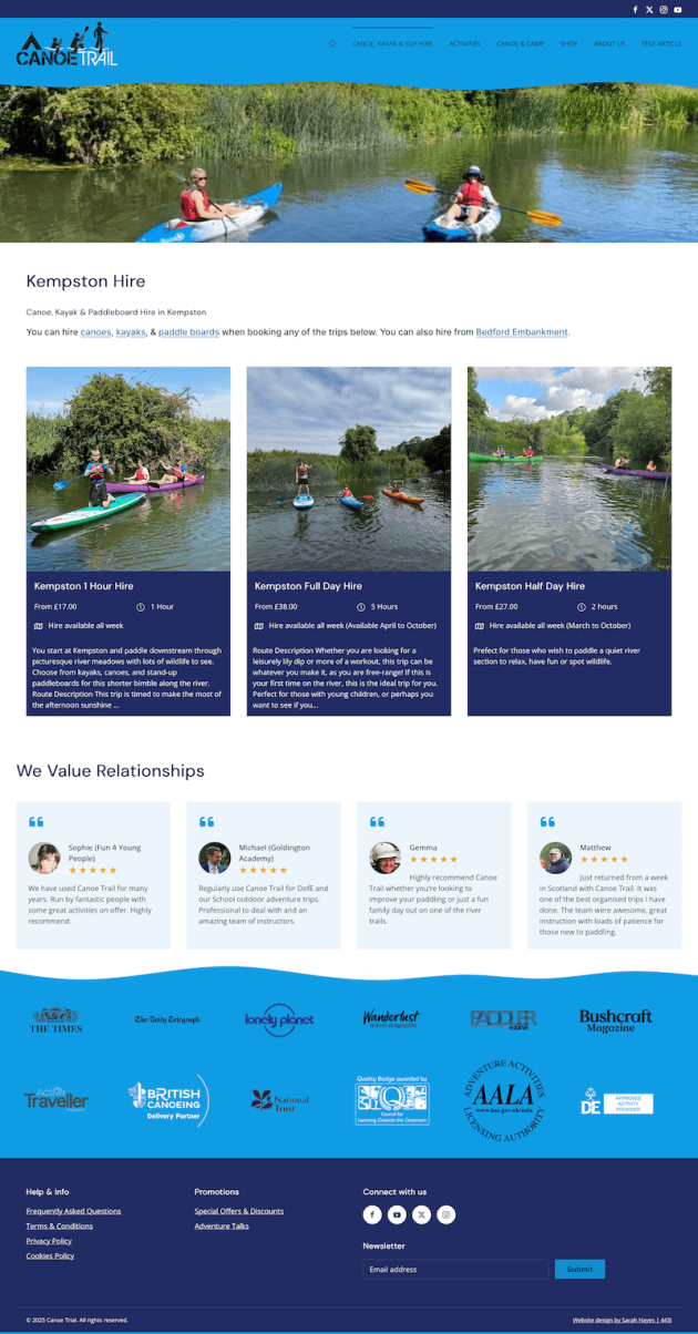 Canoe Trail Kempston