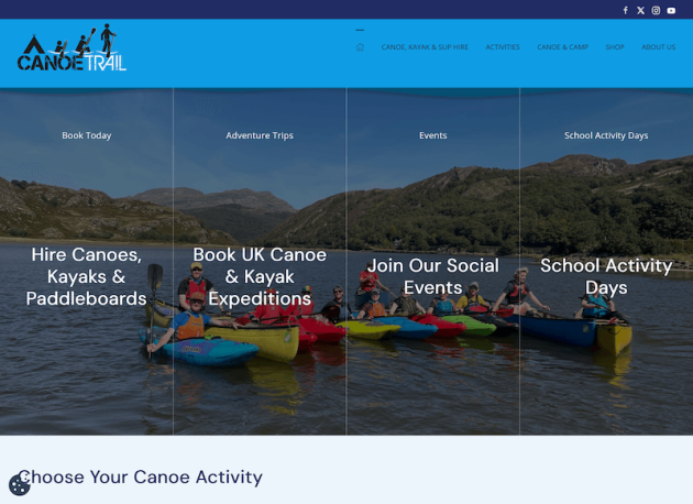 Canoe Trail Hero Accordion