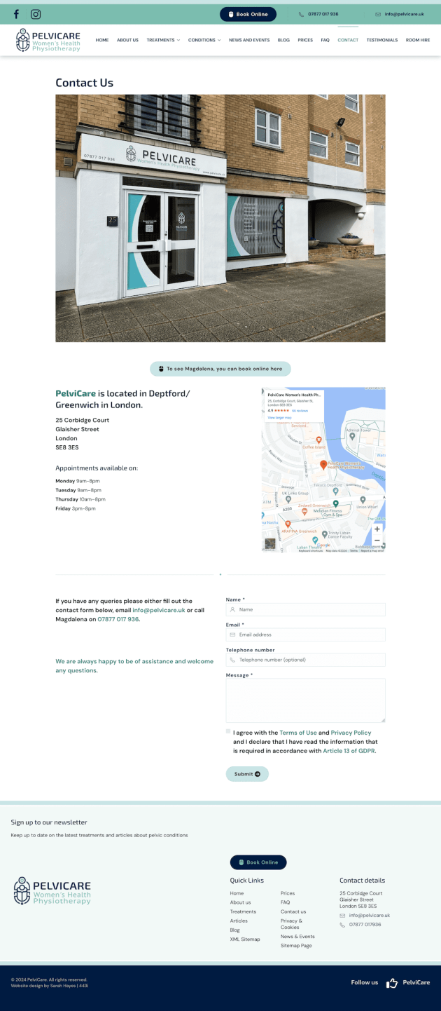 Pelvicare Full Home Page